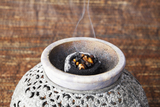 Myrrh is an aromatic resin, used for religious rites, incense and perfumes.