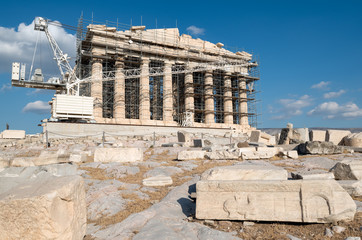 Obraz premium Parthenon Acropolis of Athens, Greece