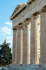 Fototapeta premium Columns of Partenon, Acropolis of Athens, Greece