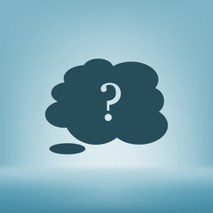 Illustration of an isolated cloud