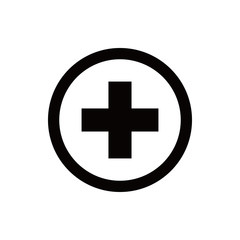 Obraz premium plus icon stock vector illustration flat design