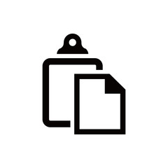 paste icon stock vector illustration flat design