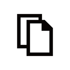 copy icon stock vector illustration flat design