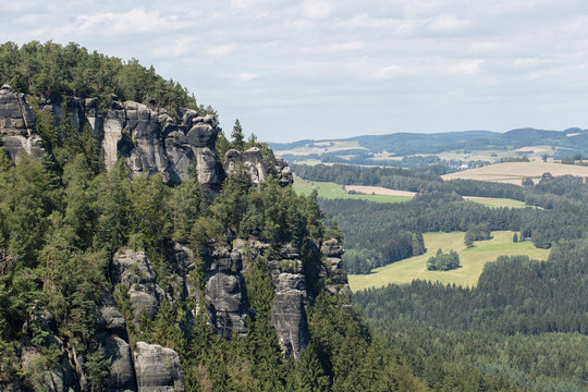 Aussicht vom Frienstein, Nationalpark S&auml;chsische Schweiz
