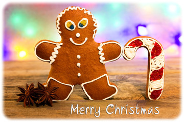 Merry Christmas Lebkuchenmännchen