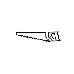 hacksaw icon stock vector illustration flat design