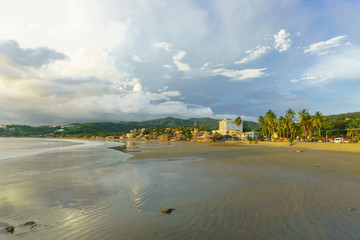 Fototapeta na wymiar Scenes of daily life in the laid-back beach town of San Juan del Sur on Nicaragua, General travel imagery for Nicaragua