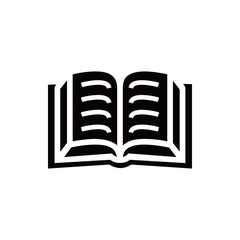 book icon stock vector illustration flat design