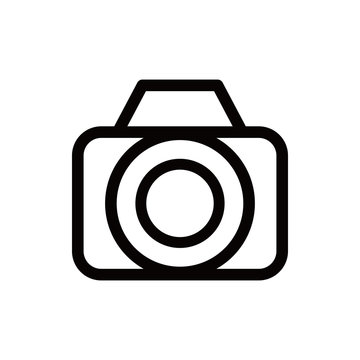 camera icon stock vector illustration flat design
