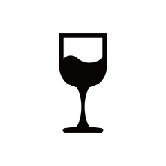 wineglass icon stock vector illustration flat design