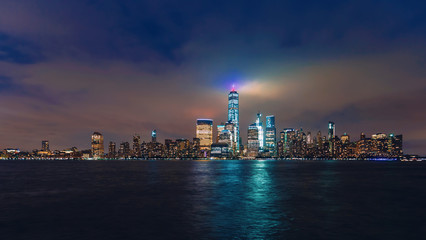 Manhattan skyline from Jersey City