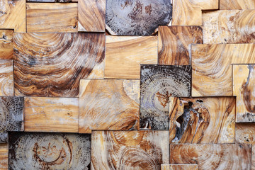 Wooden block texture and background. For interior or exterior de