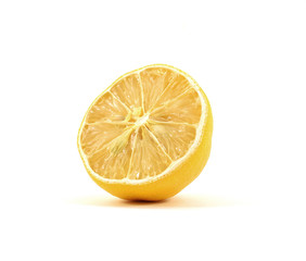 Half of lemon - isolated