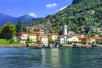 Fototapeta na wymiar Scenic village Torno - Lago di Como, Italy