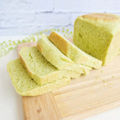 Home made pandan cakes