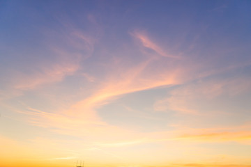 Sunset Sky Background - 122374154