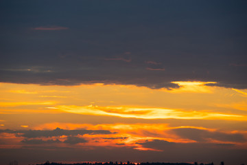Fototapeta na wymiar Sunset Sky Background