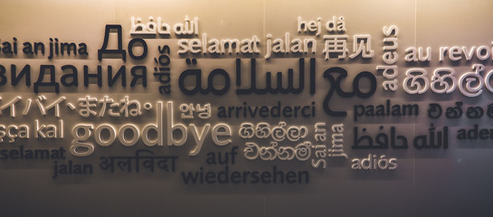 The close up shot on how people around the world say goodbye.