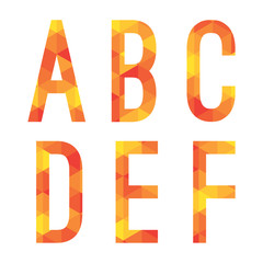 Modern Style Alphabets Set Vector Illustration