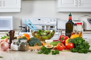 Vegetables in the kitchen.