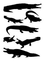 crocodile silhouette 