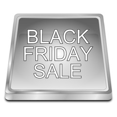 Black Friday Sale button - 3D illustration
