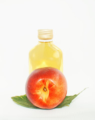 Cosmetic oil peach