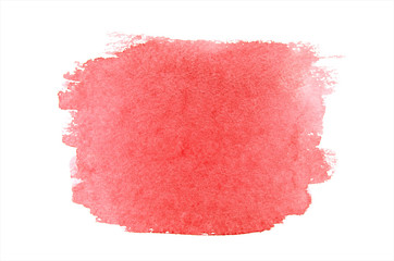 close up of color strokes on white background with clipping path