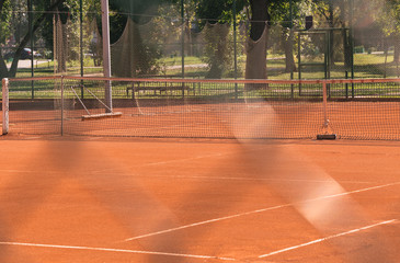 Naklejka premium Tennis court