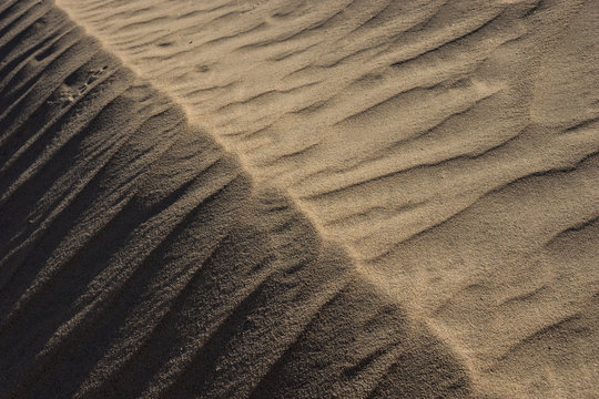 Ridge of Sand Grains
