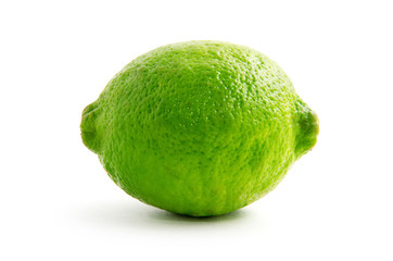 Fresh lime isolated on white