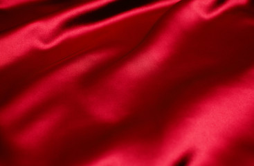 Plakat red satin or silk fabric as background