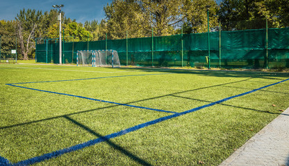Football court, HDR effect