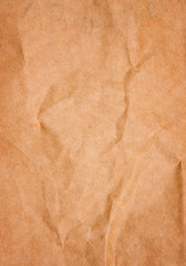 Crumpled paper for background usage