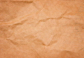 Crumpled paper for background usage