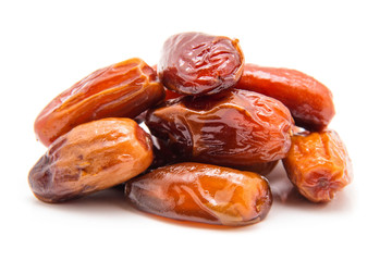 Dates isolated on white background