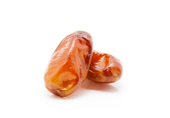 Dates isolated on white background