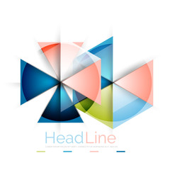 Triangle abstract background