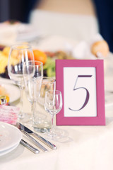 wedding registration of restaurant