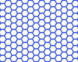 Graphene molecular structure isolated on white