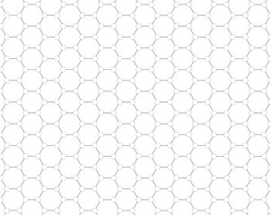 Naklejka premium Graphene molecular structure isolated on white