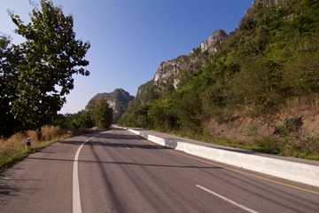 Country Road  on the mountain.