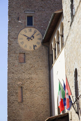 Fototapeta na wymiar Italia,Toscana,Arezzo. Il municipio.