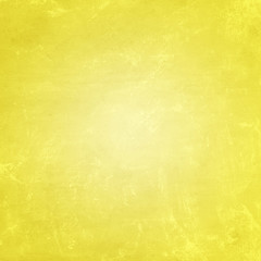 Yellow grunge wall for texture background