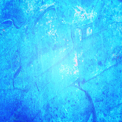 Grunge blue background with space for text