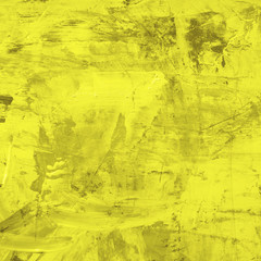 Yellow grunge wall for texture background