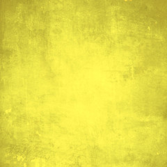 Fototapeta na wymiar Yellow grunge wall for texture background