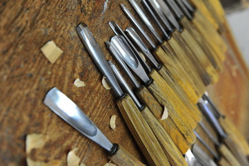 wood carving tools
