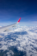 Fototapeta premium Beautiful view from Plane