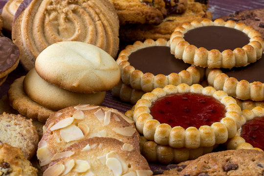 des biscuits, g&acirc;teaux secs  et tartelettes